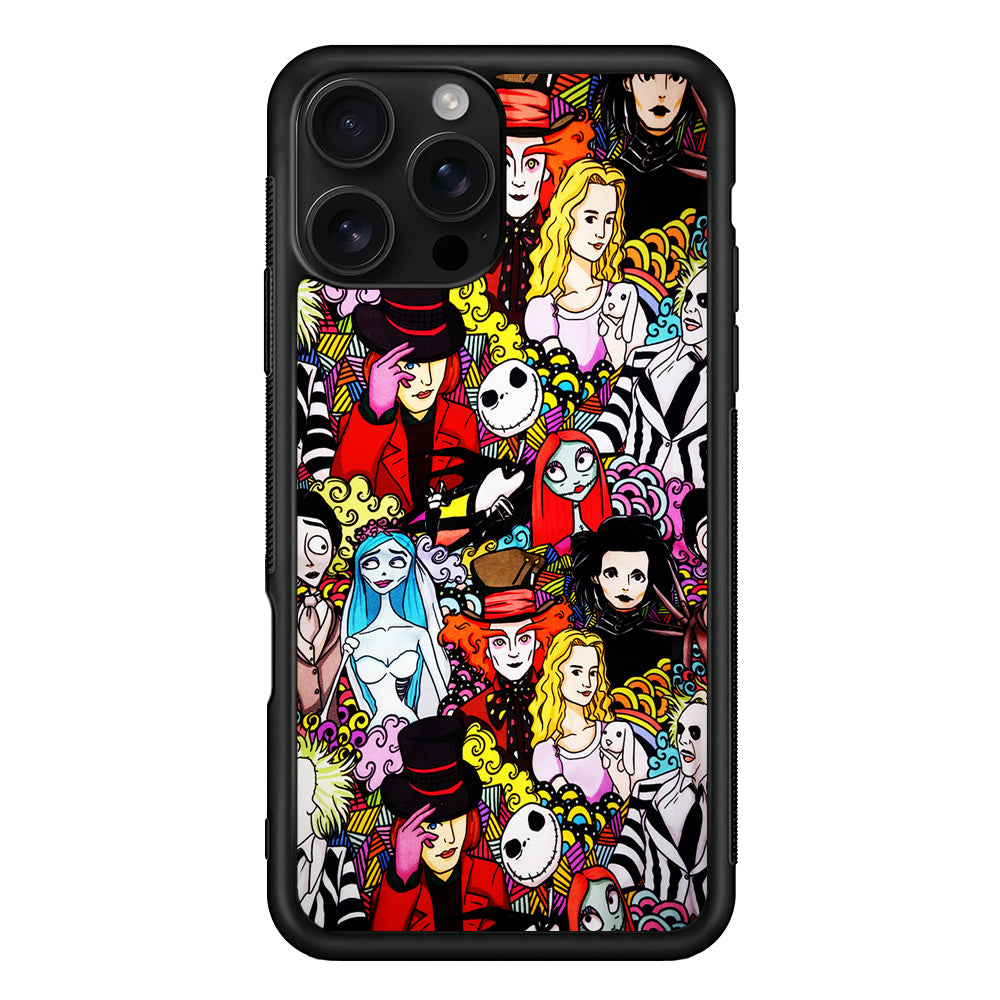 Alice in Wonderland Art iPhone 16 Pro Case | Durable Protective Case for iPhone 16 Pro