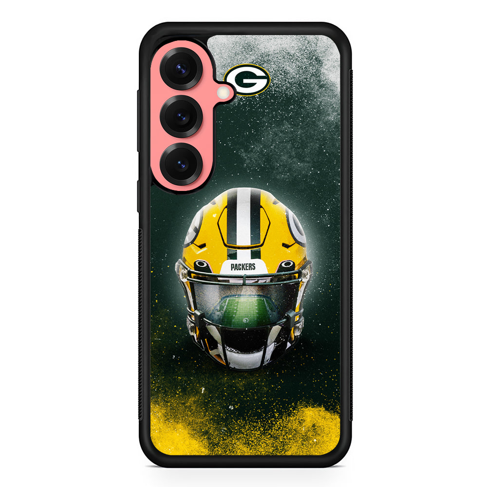 Green Bay Packers Helmet Samsung Galaxy S25 Case | Protective Case for Samsung Galaxy S25
