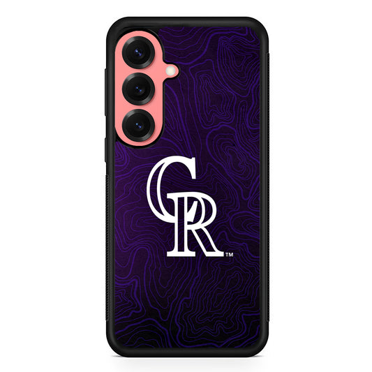 Colorado Rockies Abstract Samsung Galaxy S25 Case | Protective Case for Samsung Galaxy S25