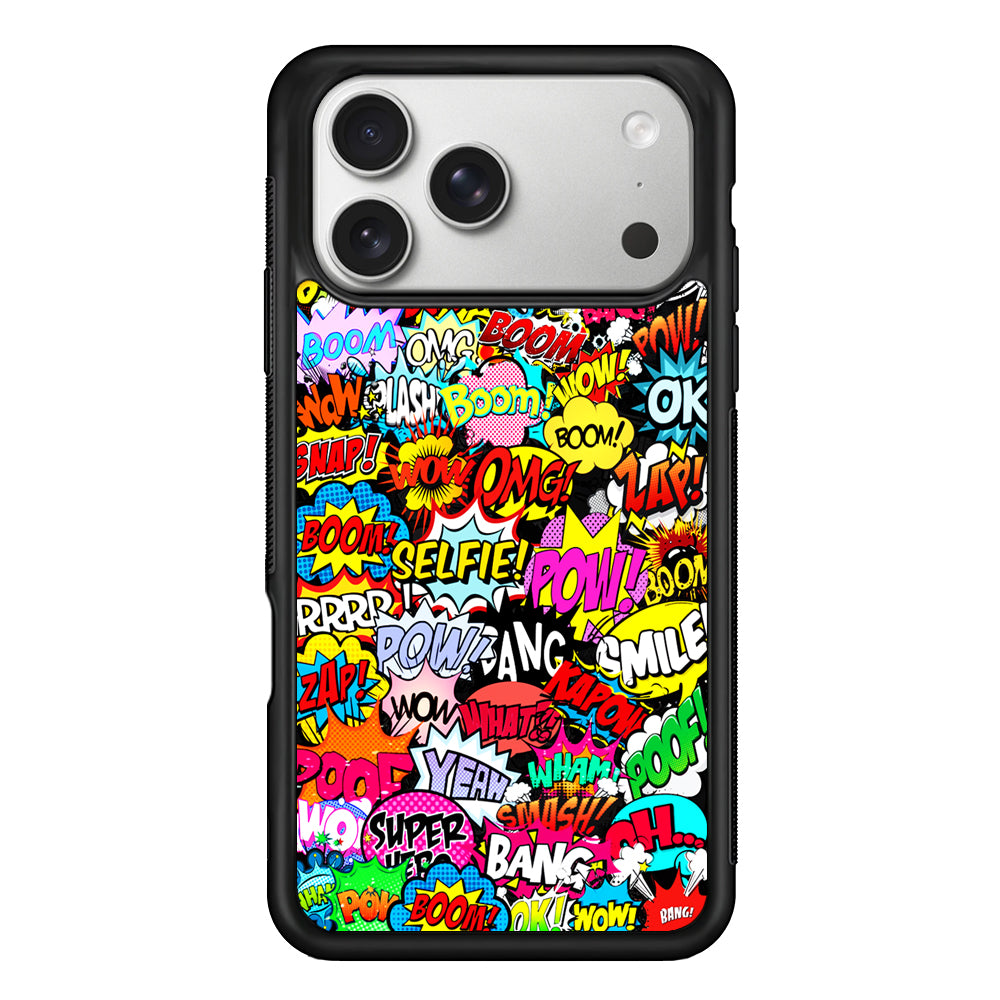 Comic Pop Art Collection iPhone 17 Pro Case | Slim Rubber Case for iPhone 17 Pro