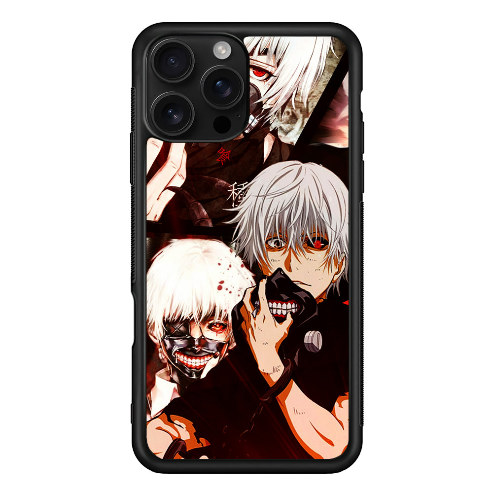 Kaneki Tokyo Ghoul Aesthetic iPhone 16 Pro Case | Durable Protective Case for iPhone 16 Pro