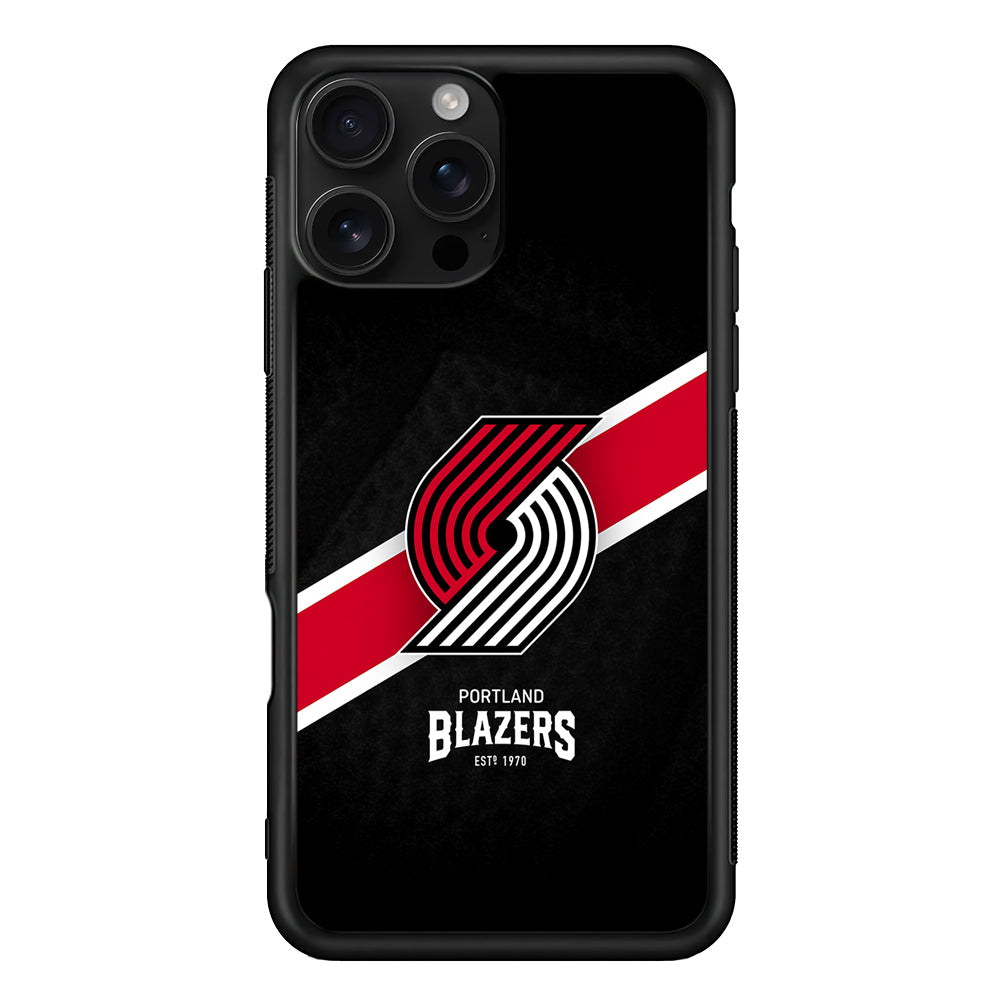 Portland Trail Blazers Logo iPhone 16 Pro Case | Durable Protective Case for iPhone 16 Pro