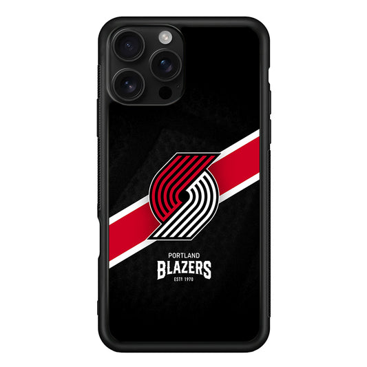Portland Trail Blazers Logo iPhone 16 Pro Case | Durable Protective Case for iPhone 16 Pro