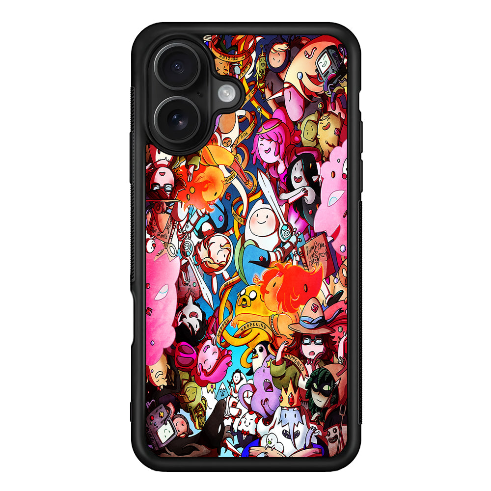 Regular Show and Adventure Time iPhone 16 Case - Oxvistore