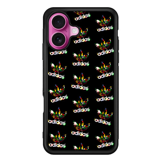 Adidas Logo Collection Pattern iPhone 17 Case - Slim Rubber Case for iPhone 17