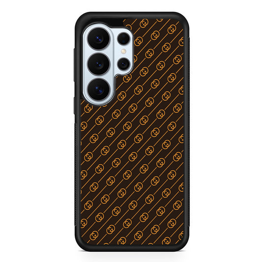 Gucci Brown Pattern Samsung Galaxy S26 Ultra Case | Protective Phone Cover