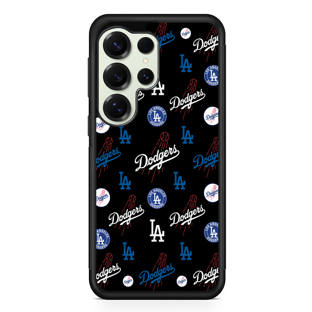 Los Angeles Dodgers Logo Samsung Galaxy S25 Ultra Case | Durable Rubber Case for Samsung Galaxy S25 Ultra
