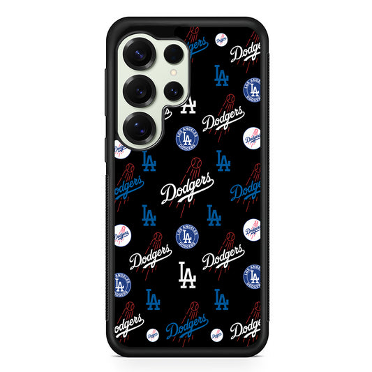 Los Angeles Dodgers Logo Samsung Galaxy S25 Ultra Case | Durable Rubber Case for Samsung Galaxy S25 Ultra