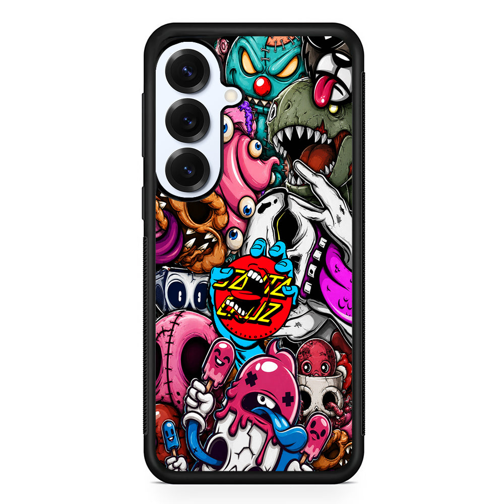 Santa Cruz Skateboard Nightmare Samsung Galaxy S25 Plus Case | Slim Rubber Case for Samsung Galaxy S25 Plus
