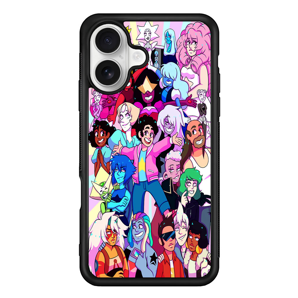 Steven Universe Poster The Movie iPhone 16 Plus Case | Durable Protective Rubber Cover