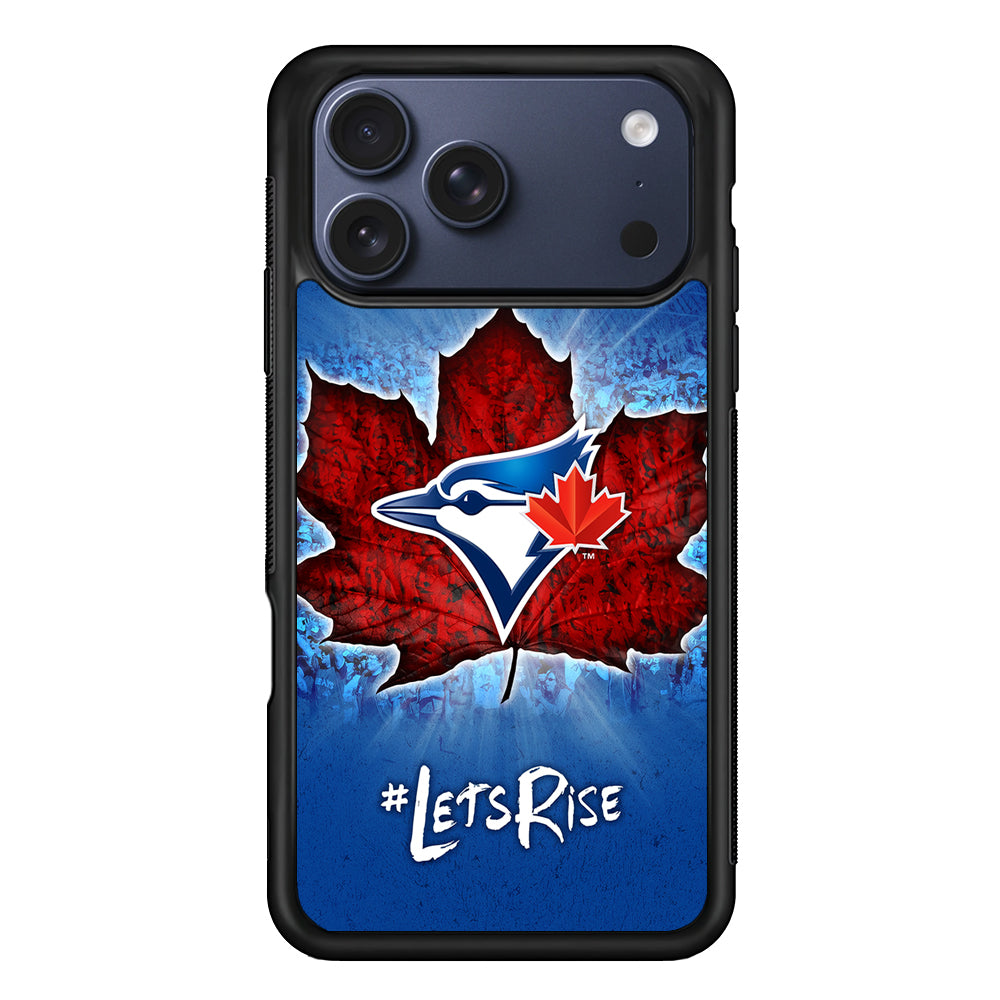 Toronto Blue Jays Lets Rise iPhone 17 Pro Max Case | Slim Protective Cover for iPhone 17 Pro Max