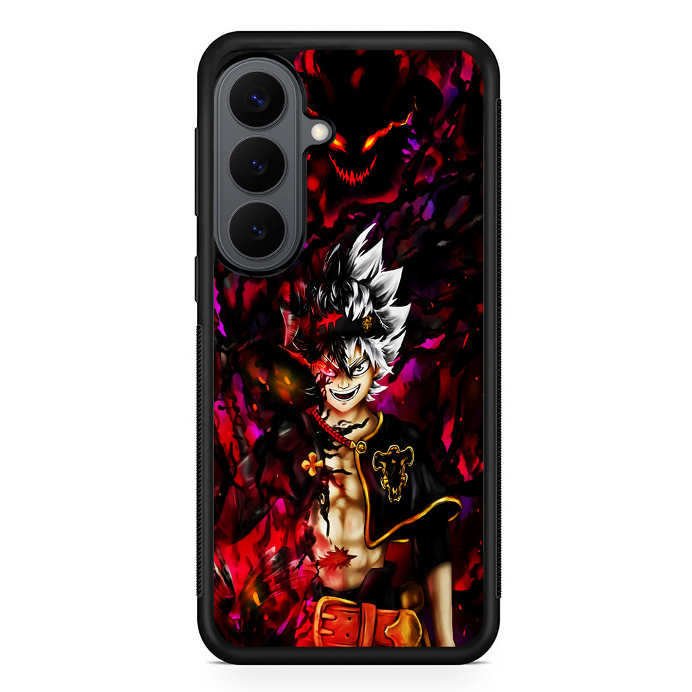 Asta Black Clover Manga Samsung Galaxy S26 Plus Case | Slim Rubber Case for Samsung Galaxy S26 Plus