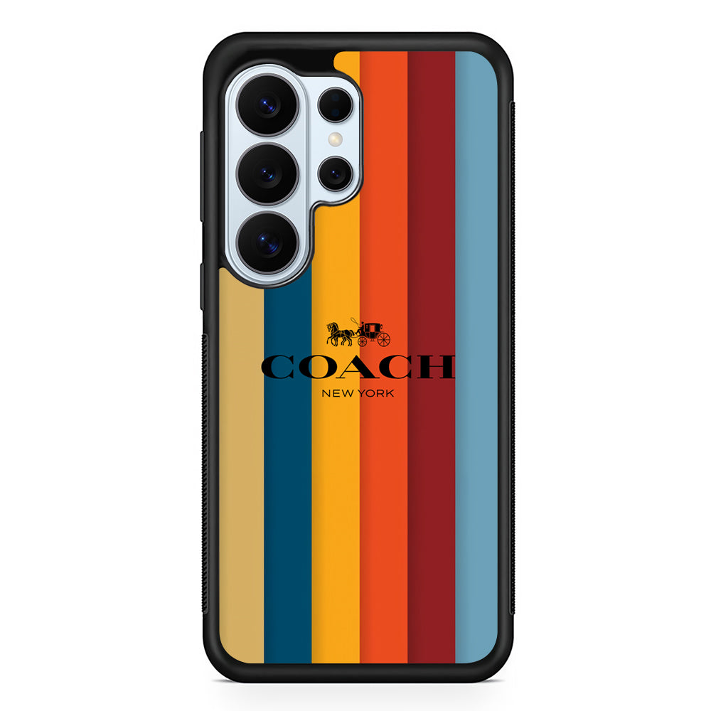Coach Vertical Colorfull Samsung Galaxy S26 Ultra Case | Protective Phone Cover