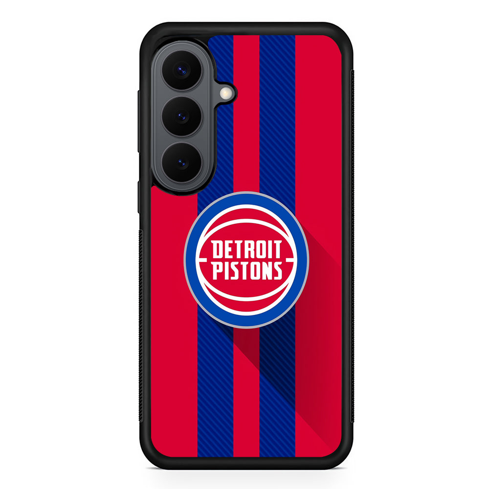 Detroit Pistons Logo Samsung Galaxy S26 Plus Case | Slim Rubber Case for Samsung Galaxy S26 Plus