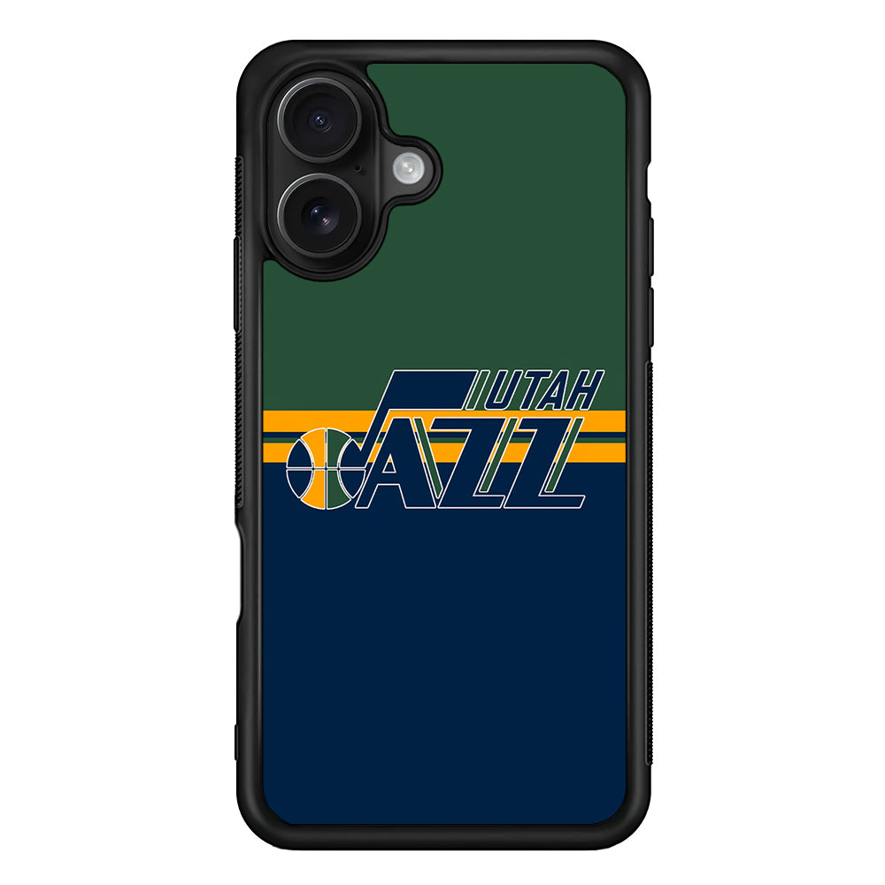 Utah Jazz Logo iPhone 16 Case - Oxvistore