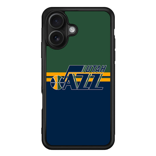 Utah Jazz Logo iPhone 16 Case - Oxvistore