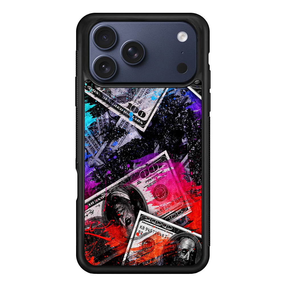 Money Bills Art Abstract iPhone 17 Pro Max Case | Slim Protective Cover for iPhone 17 Pro Max