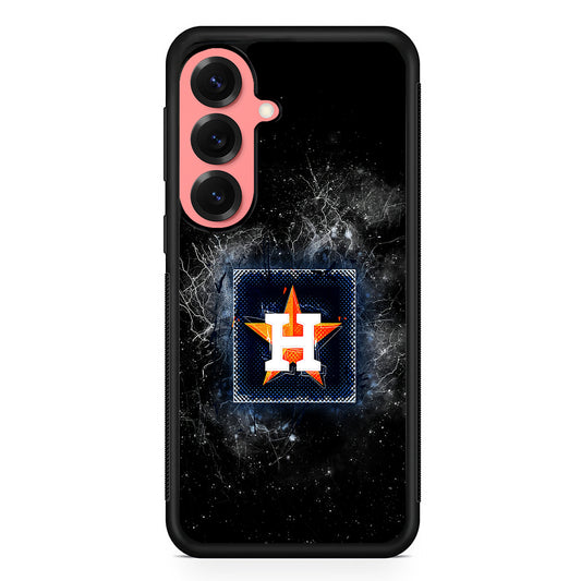 Houston Astros Abstract Samsung Galaxy S25 Case | Protective Case for Samsung Galaxy S25