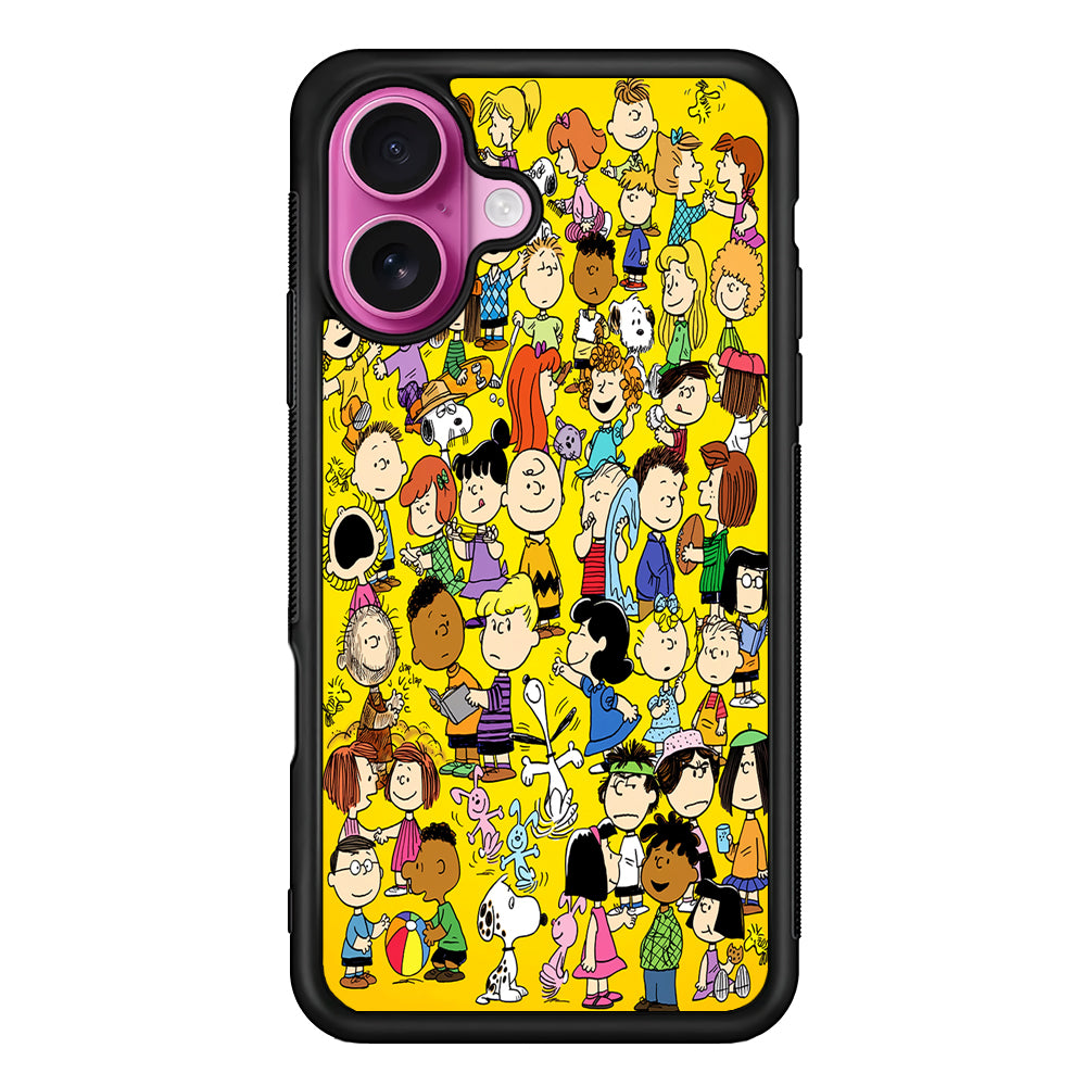 The Charlie Brown and Friends Peanuts iPhone 17 Case | Slim Protective Rubber Phone Cover