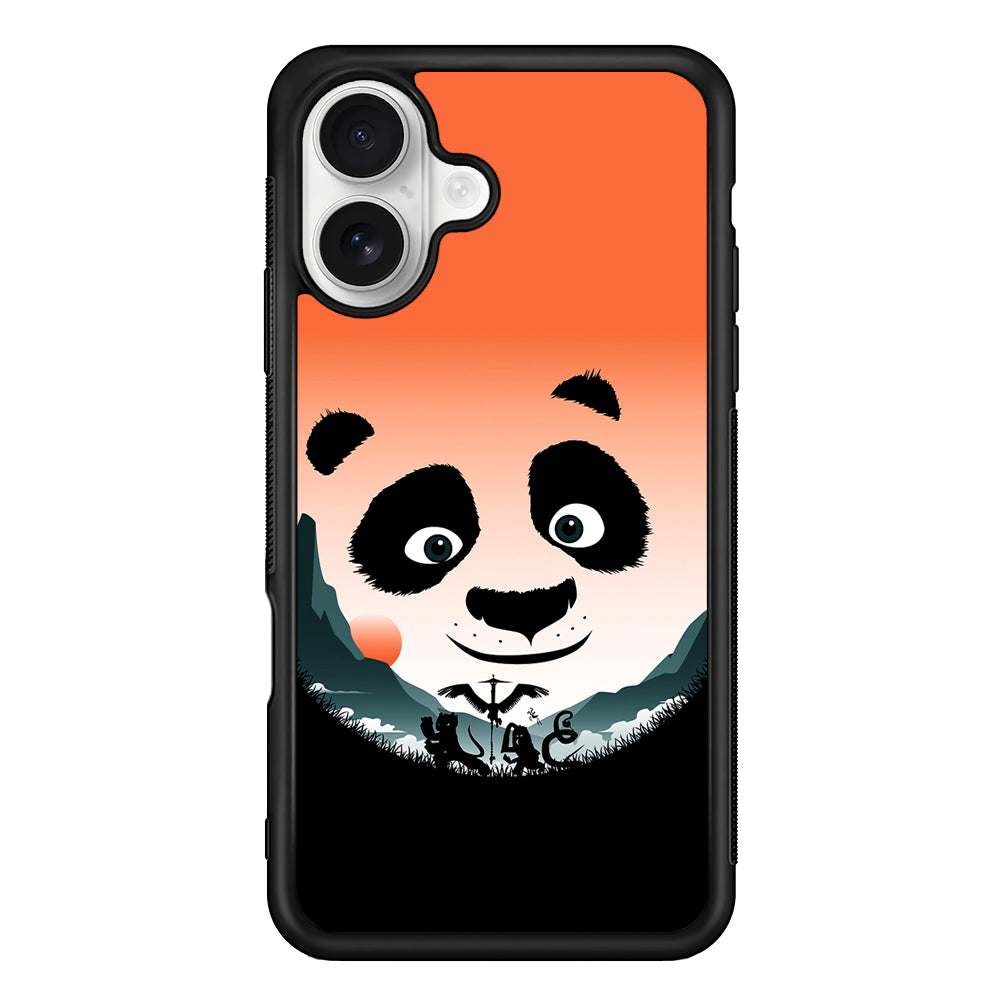 Kung Fu Panda Exercise iPhone 16 Plus Case | Durable Protective Rubber Cover