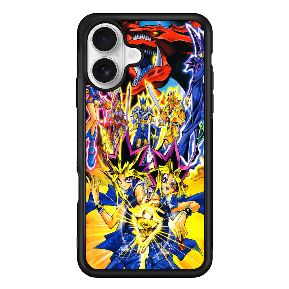 Yu-Gi-Oh Duel Monsters Art iPhone 16 Plus Case | Durable Protective Rubber Cover