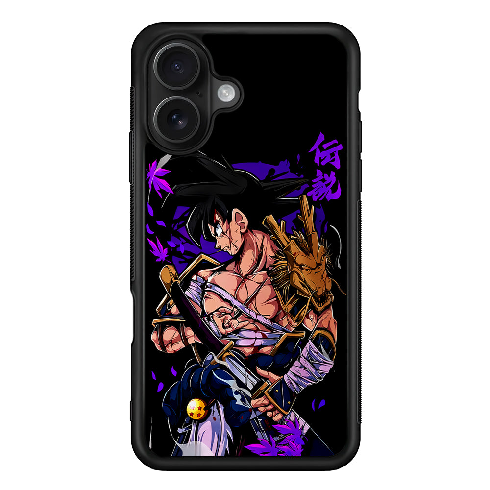 Dragon Ball Z Goku Samurai iPhone 16 Case - Oxvistore