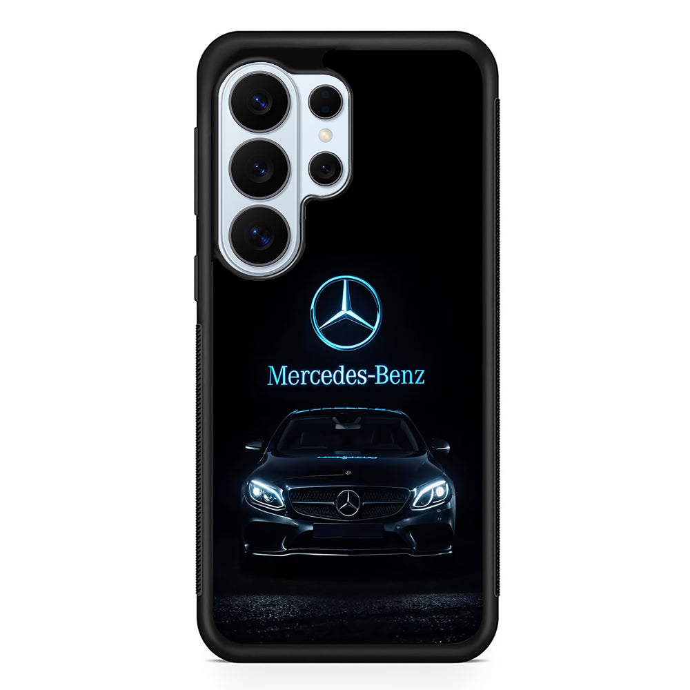 Mercedes-Benz Blue Dark Aesthetic Samsung Galaxy S26 Ultra Case | Slim Rubber Case for Samsung Galaxy S26 Ultra