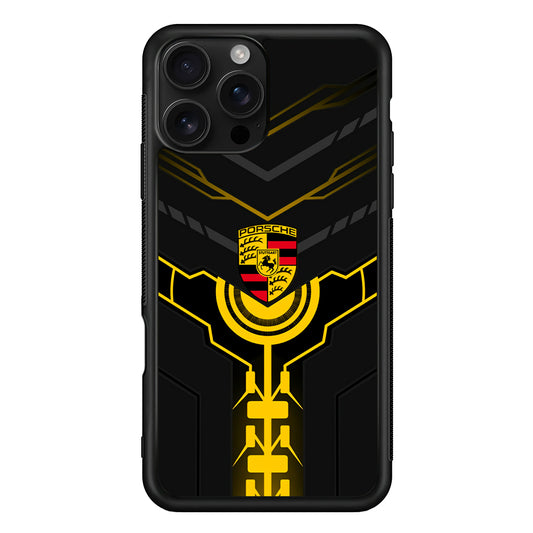 Porsche Lightning Vibes iPhone 16 Pro Case - Stylish Protective Cover for iPhone 16 Pro