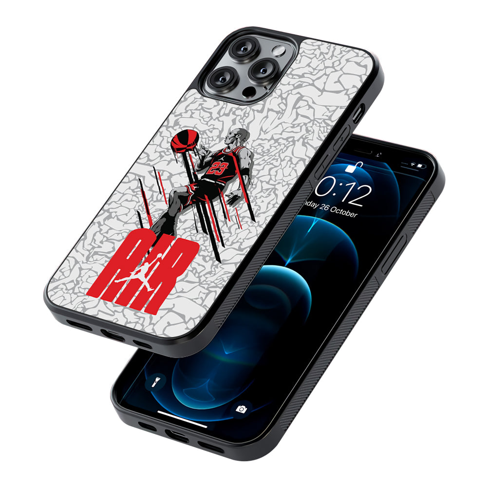 Air Jordan The Jumpingman 2D Rubber Phone Case | Slim Protective Phone Case