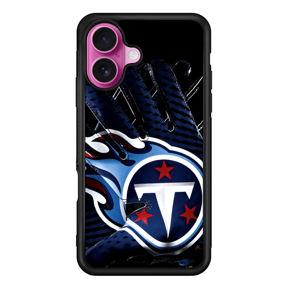 Tennessee Titans Gloves iPhone 17 Case | Slim Protective Rubber Phone Cover