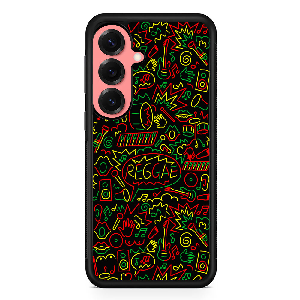 Reggae Music Rasta Art Samsung Galaxy S25 Case | Protective Case for Samsung Galaxy S25
