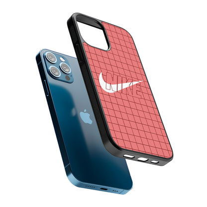 Nike Red Square Spot 2D Rubber Phone Case | Slim Protective Phone Case