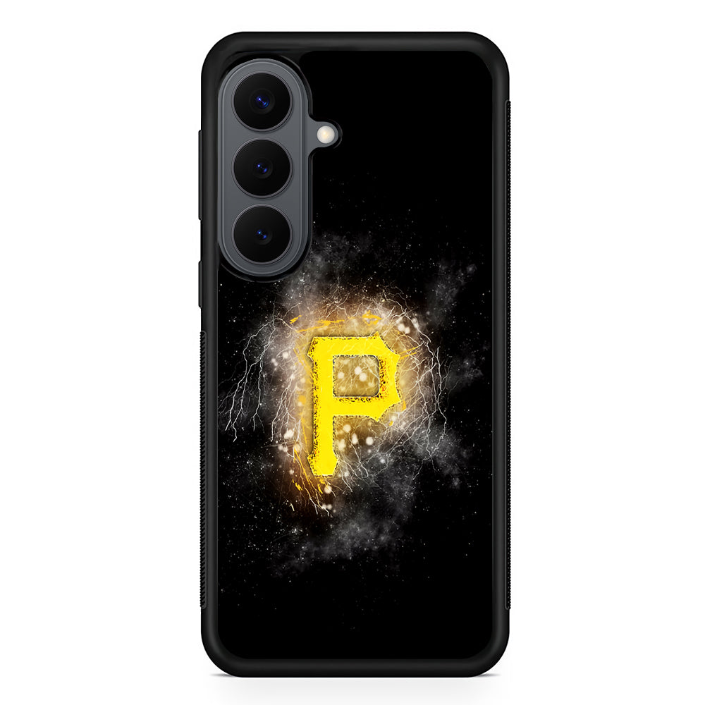 Pittsburgh Pirates Abstract Samsung Galaxy S26 Plus Case | Slim Rubber Case for Samsung Galaxy S26 Plus