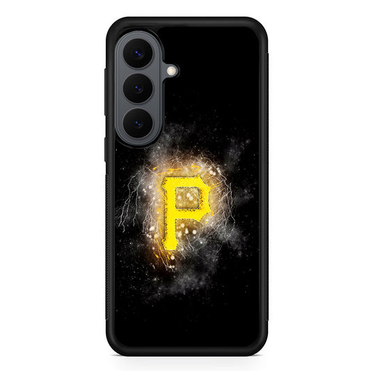 Pittsburgh Pirates Abstract Samsung Galaxy S26 Plus Case | Slim Rubber Case for Samsung Galaxy S26 Plus