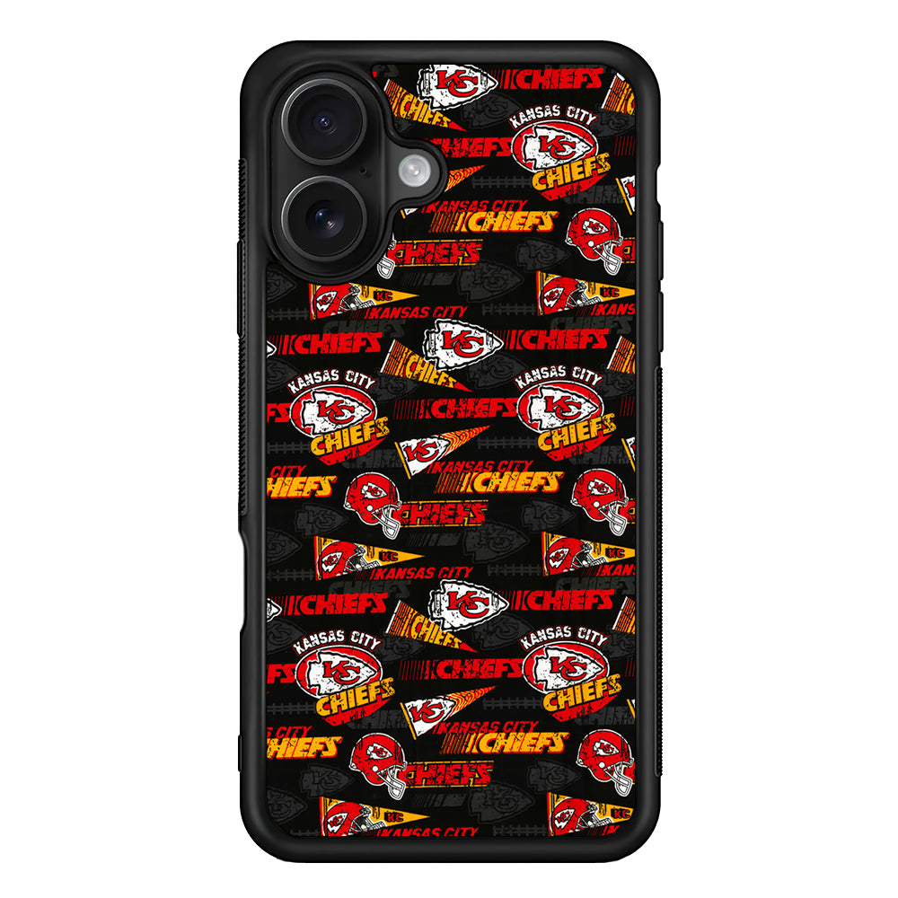 Kansas City Chiefs Patterns iPhone 16 Case - Oxvistore