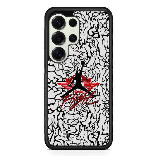Air Jordan Endemic Patern Samsung Galaxy S25 Ultra Case | Durable Rubber Case for Samsung Galaxy S25 Ultra
