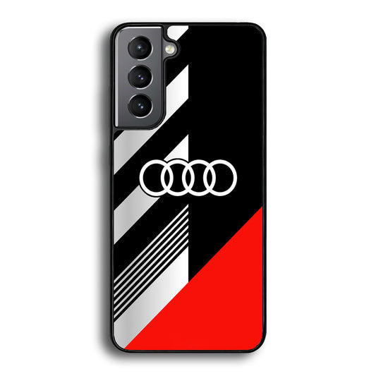 Audi F1 Sport Logo Samsung Galaxy S21 Case | Slim Rubber Case for Samsung Galaxy S21