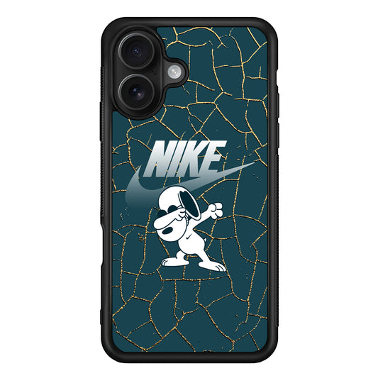 Nike and Snoopy Snoop Dab iPhone 16 Case - Oxvistore