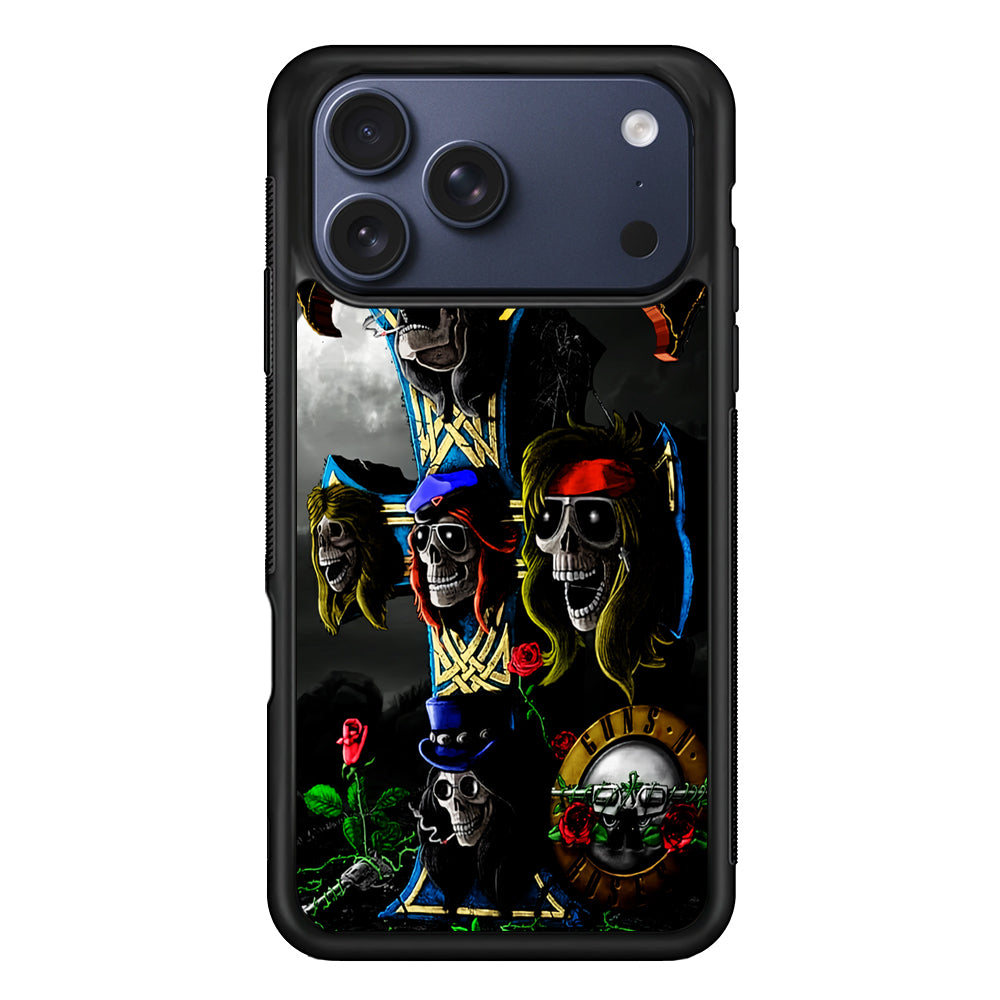 Guns and Roses Music Rock iPhone 17 Pro Max Case | Slim Protective Cover for iPhone 17 Pro Max