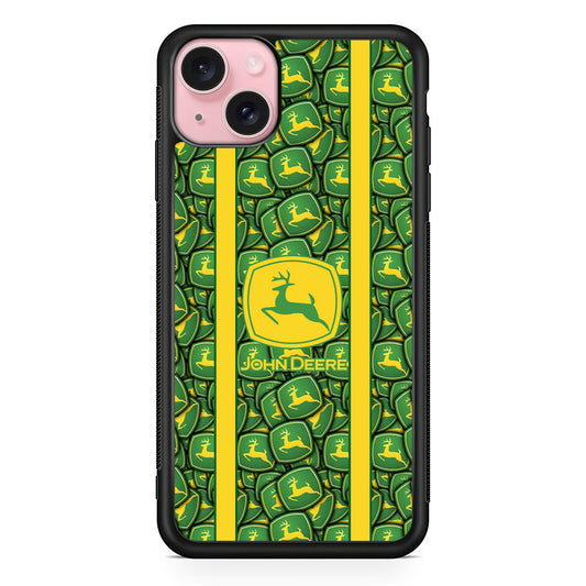 John Deere Emblem Dump iPhone 15 Case | Slim Rubber Case for iPhone 15