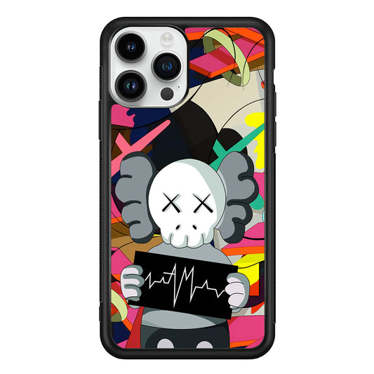 Kaws Signature to The World iPhone 13 Pro Case | Slim Rubber Case for iPhone 13 Pro