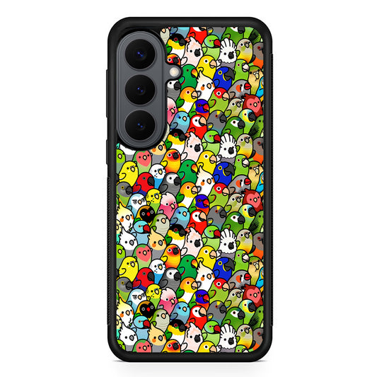 Kawaii Birds Pattern Samsung Galaxy S26 Plus Case | Slim Rubber Case for Samsung Galaxy S26 Plus