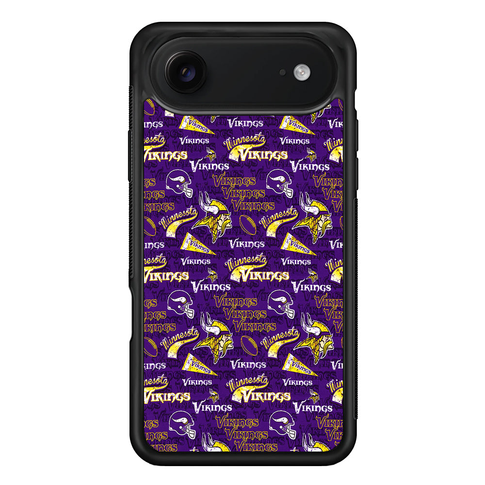 Minnesota Vikings Patterns iPhone 17 Air Case | Protective Case for iPhone 17 Air