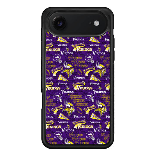 Minnesota Vikings Patterns iPhone 17 Air Case | Protective Case for iPhone 17 Air
