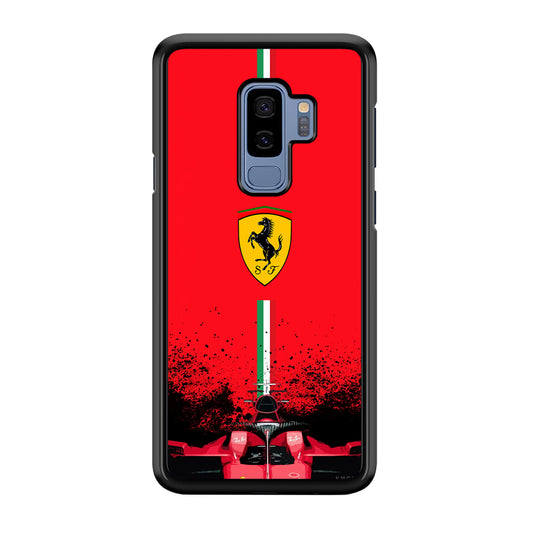 Ferrari Luxury Car Logo Samsung Galaxy S9 Plus Case | Slim Rubber Case for Samsung Galaxy S9 Plus