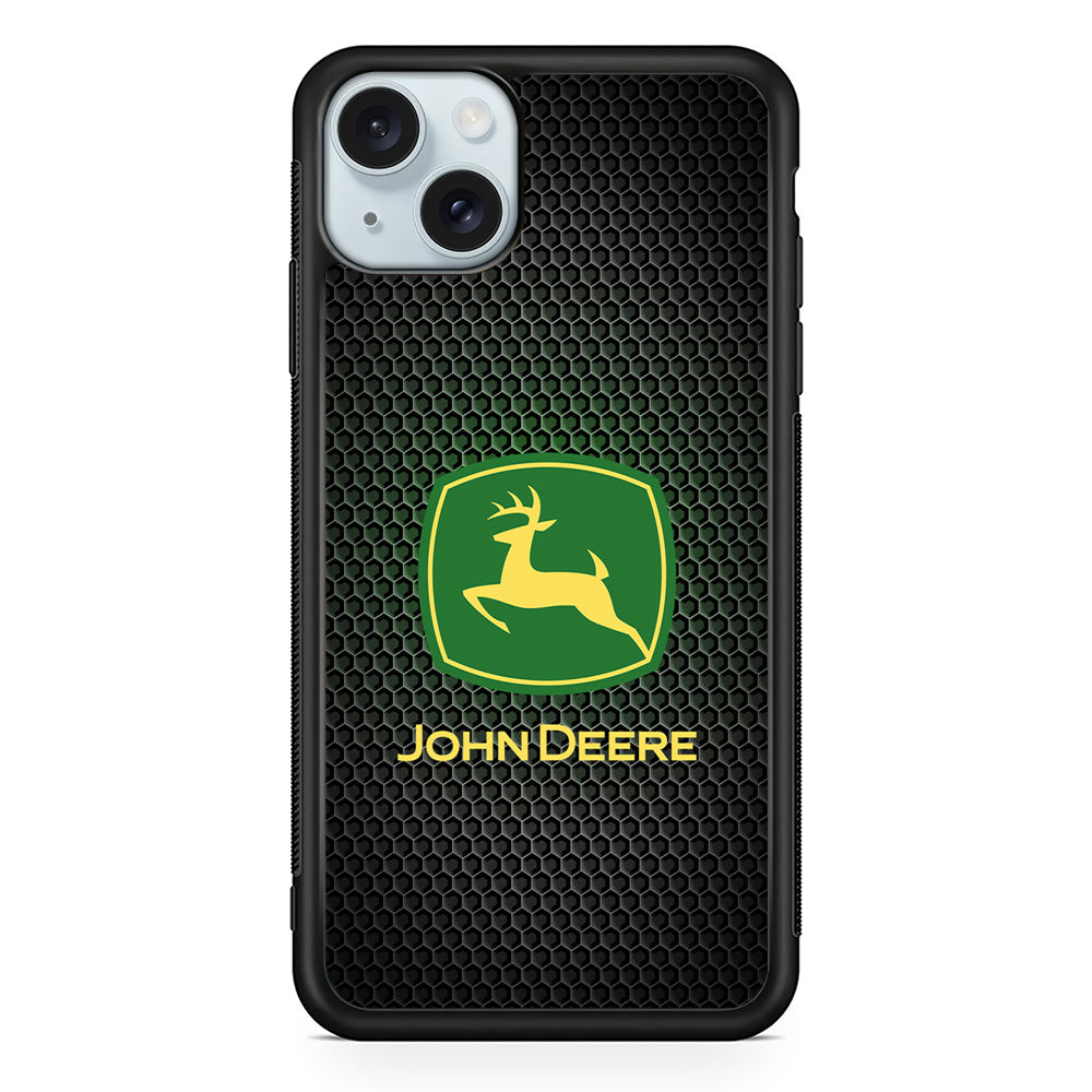 John Deere Fiber Illusion iPhone 14 Case | Slim Rubber Case for iPhone 14