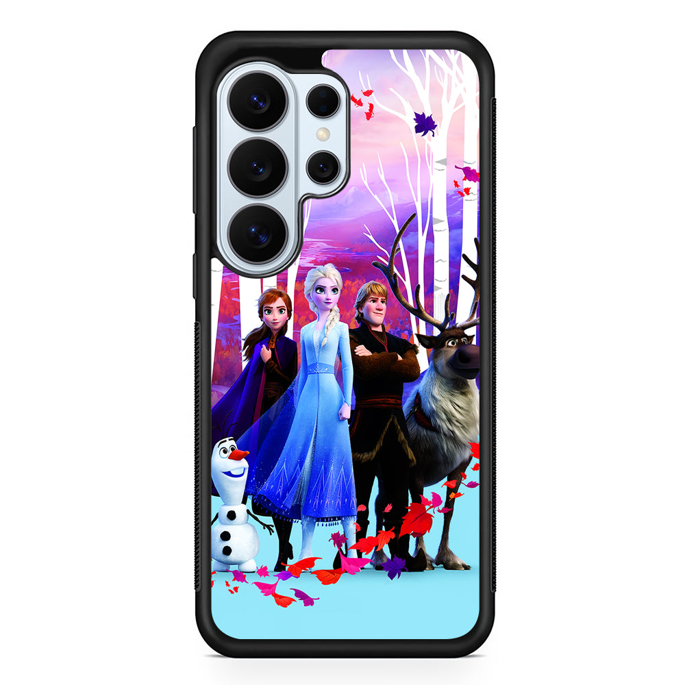 Elsa in Autumn Forest Frozen Samsung Galaxy S26 Ultra Case | Protective Phone Cover