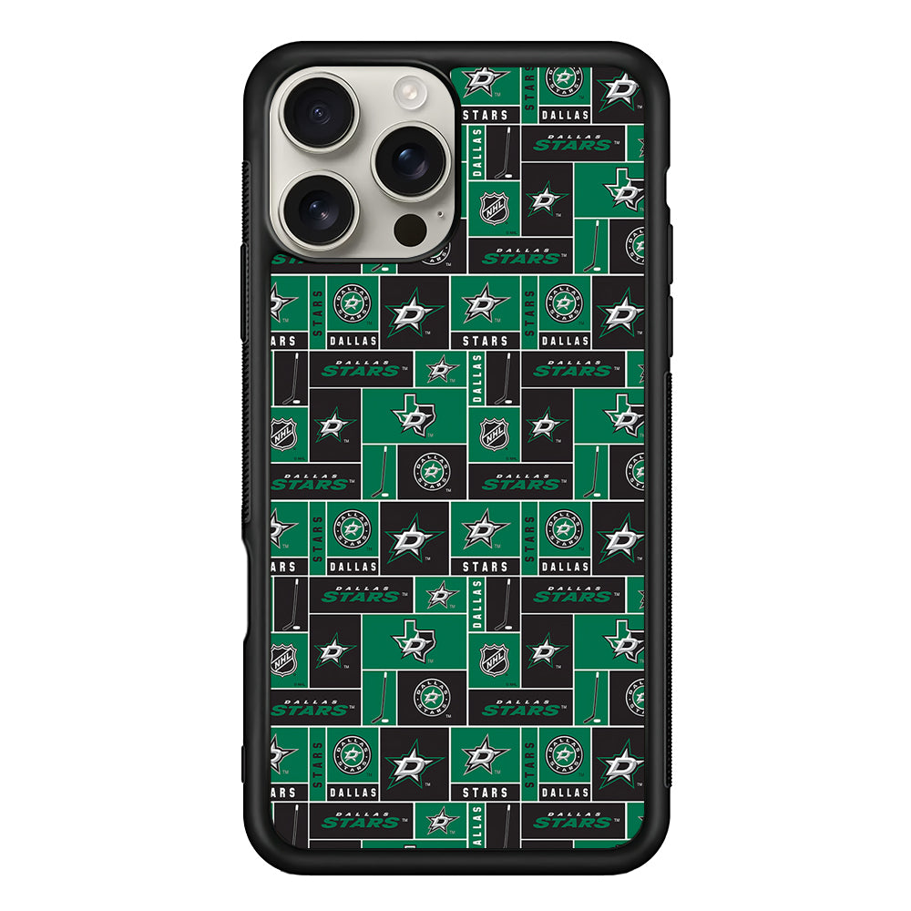 Dallas Stars Pattern iPhone 16 Pro Max Case | Stylish Protective Case for iPhone 16 Pro Max