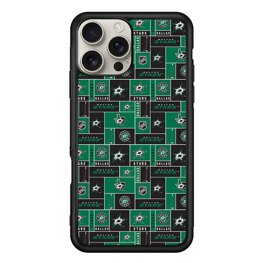 Dallas Stars Pattern iPhone 16 Pro Max Case | Stylish Protective Case for iPhone 16 Pro Max