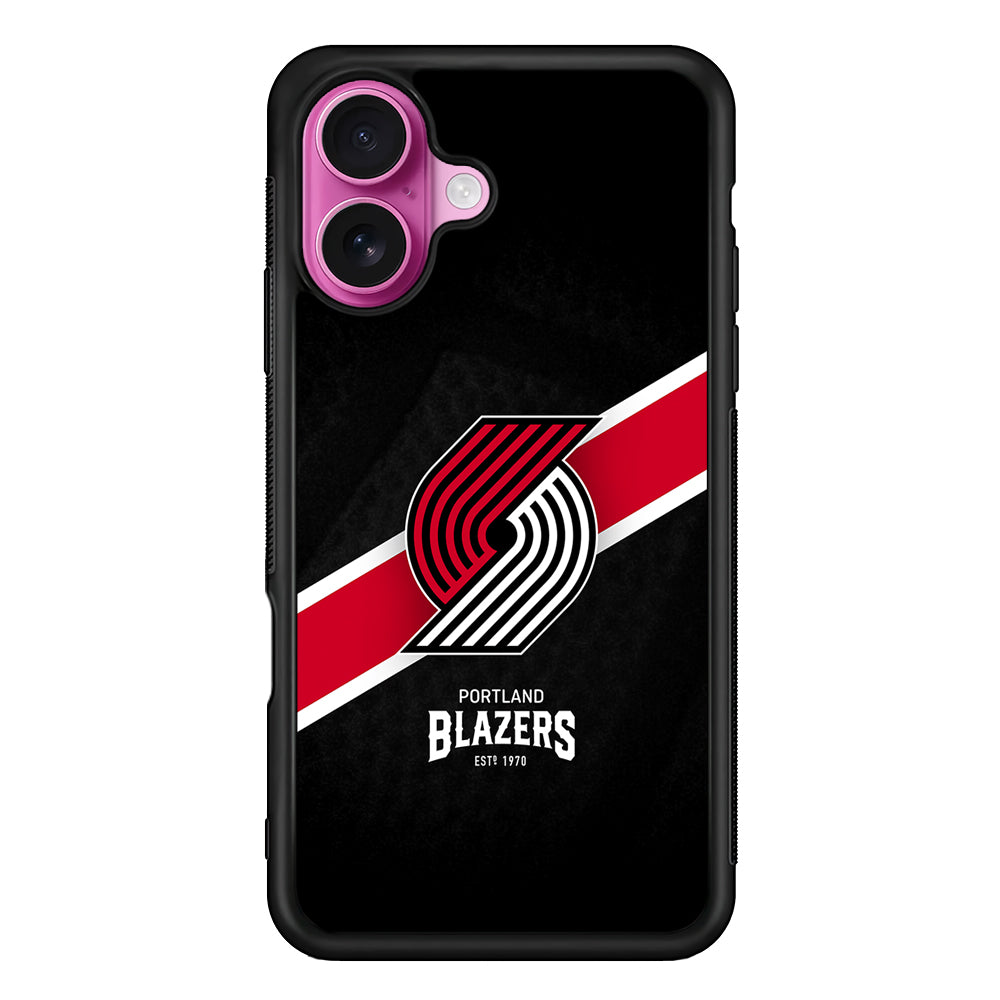 Portland Trail Blazers Logo iPhone 17 Case | Slim Protective Rubber Phone Cover